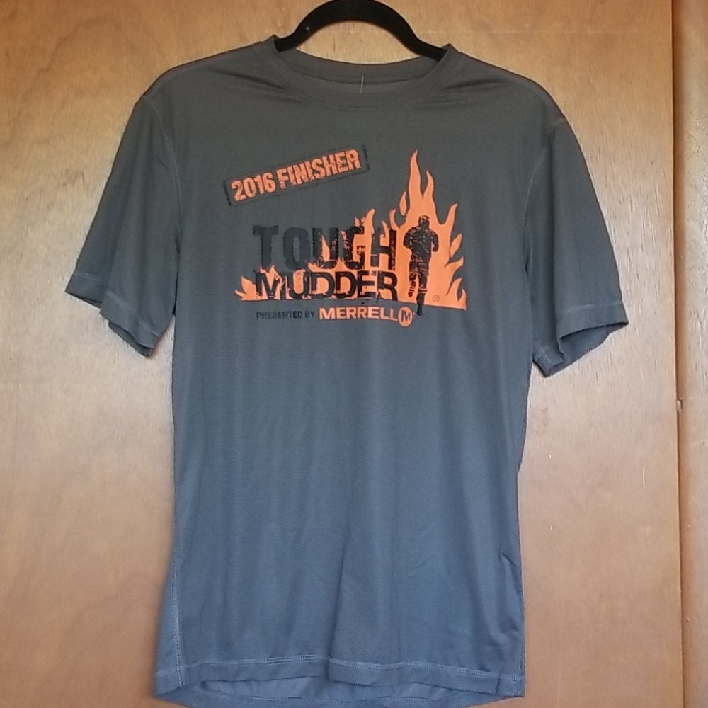 Tough Mudder Finisher Shirt: Merrell size small